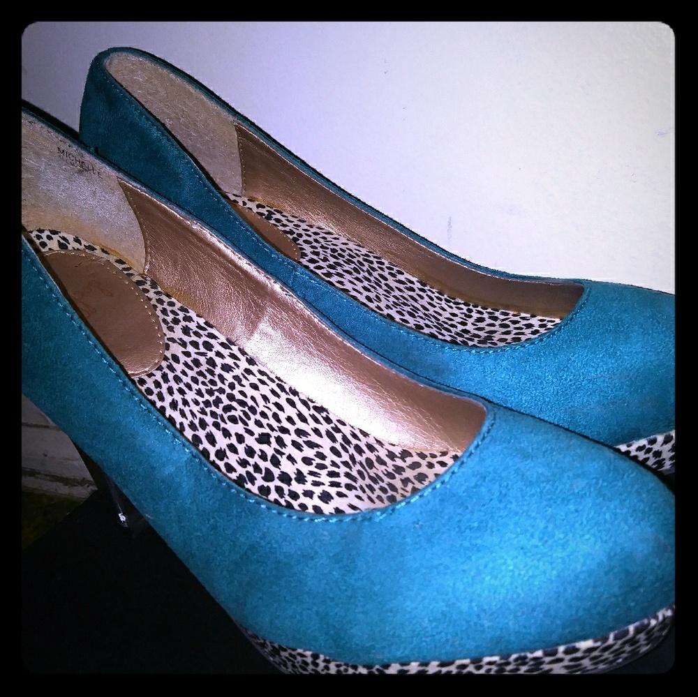 Turquoise Heels